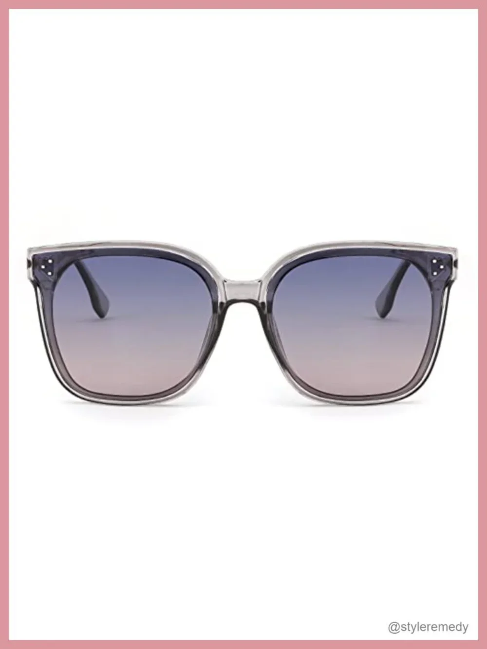 Oversized Retro Square Polarized Sunglasses Women UV400